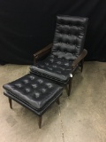 60's Era Chair W/Ottoman