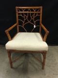 Bamboo Chair W/Padded Seat