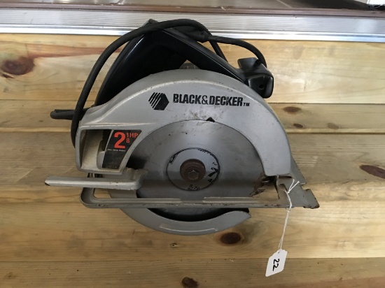 Black N Decker 2 1/8 HP Circular Saw