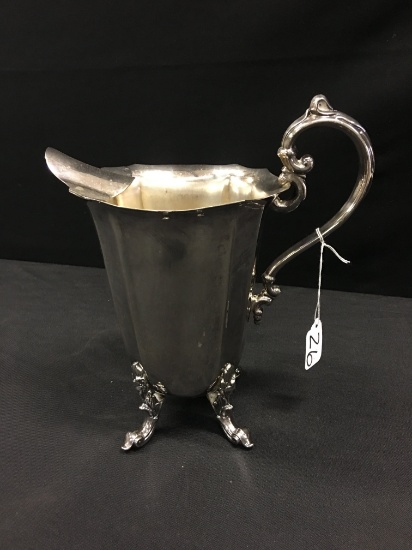 Silverplated 11.5"T. Pitcher W/Ice Lip