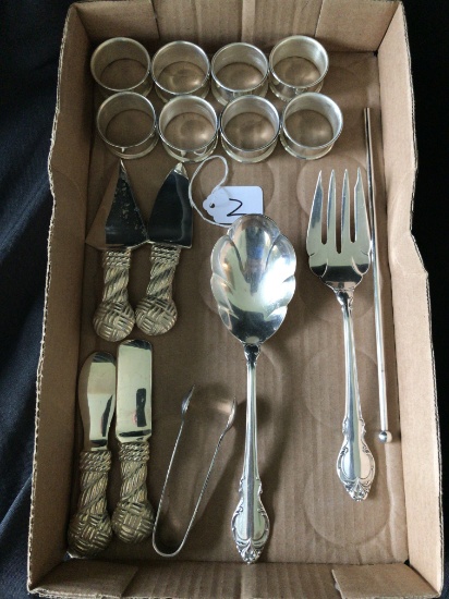 Group of Silverplate items