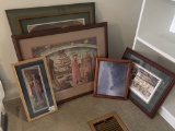 Five Framed Prints and Photos