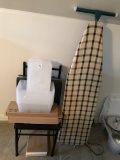 Ironing Board, Shoe Boxes and Misc. as Shown