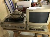 Panasonic KX P1124 Dot Matrix Printer, Samsung Monitor and Surge Protector