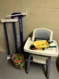 High Chair, Toys and Bed Safety Rails