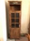 Oak 1-Door Utility/Storage Cabinet W/Lights