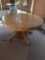 Antique Oak Round Kitchen Table Is 48