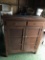 Wooden Cabinet W/Storage Drawers Inside