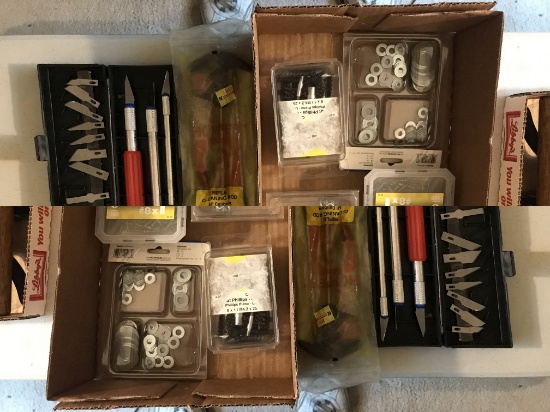 Tool Lot To Include Nuts & Bolts, Xacto Knife, Gun Cleaning Rod & More!