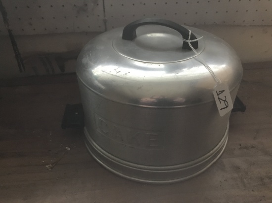 Vintage Aluminum Cake Saver