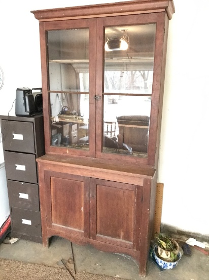 Antique Cherry 1-Piece Cupboard