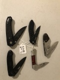 (5) Folding Knives-All Appear Unused