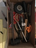 Tool Lot To Include 100' Tape, Corner Clamp, Hammers, & More!