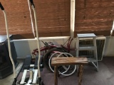 Misc. Lot: Older Bike Parts, Exerciser, Fan, Bench, & More!