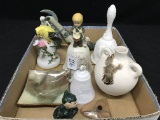 Lot Of Bells (1 Musical), Pottery & Bisque Misc. Figures