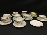 Lot Of Cups & Saucers  *Not all match*