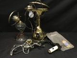 Lot Of Lamps Parts As Shown