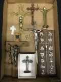 Lot Of Crucifixes As Shown