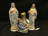 Lot Of Religious Statues
