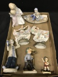 Lot With Porcelain & Bisque Figurines