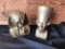 Pair of Brass Egyptian Theme Bust, Taller of Two is 11