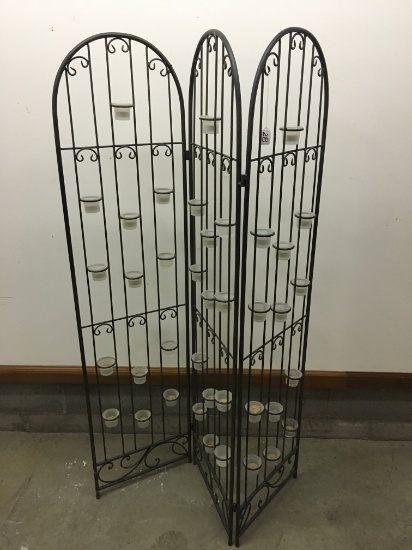 Iron Candleholders Are 48" Wide x 57" Tall *Lot #27 Is A Match*