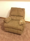 Oversized Recliner, Shows Wear, Tear on Left Side of Chair