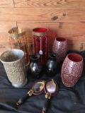 Group of Decorative Vases, Tallest is 15