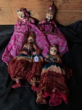 Four indonesian Style Dolls, 16