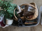 Large Tote of Misc. Items Shown in Image