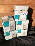 Group of Five Mini Pendant Lights, New in Boxes