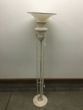 Iron & Composition Torchiere  Floor Lamp Is 69