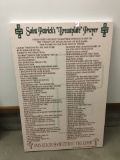 St. Patrick's Breastplate Prayer Canvas Print Is 32