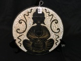 Buddha Plaque W/Stand Is 16
