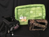 Lot W/Pet Carriers & New Dog Bed