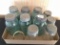 (6) Aqua Qt. & (4) Clear Pint Canning Jars
