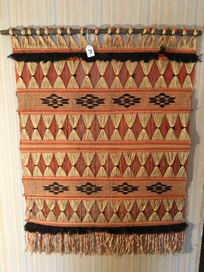 Wall Tapestry Is 27" x 36" *Believed To Be From South America*