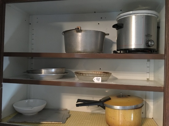 Lot Of Misc. Cookware In Cabinet