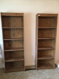 Pair Of Sauder Style Bookcases Are 24