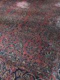 Antique Hand Tied Oriental Rug Is 106