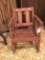 Vintage Oak Childs Chair