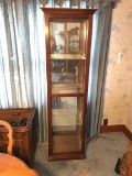 Wood  amd Glass Display Cabinet 22