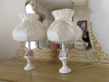 Pair of 60's Japanese Bedroom Lamps