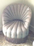 Vintage Upholstered Chair-Unusual Design 31