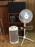 Floor Fan, Heater, Shelf, Bookcase, Speaker