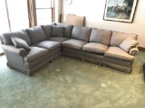 Large L-Shaped Sofa by Farrington, One Section 90