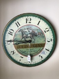 Contemporary Hollis and Gun Saddles Wall Clock, 15