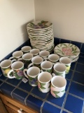 Fruit De Jour by Shafford Has 23 Plates & 15 Mugs