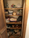 Entire Cabinet With Foreman Grill, Plastic Utensils, Place Mats, Coffee Maker, & Lots More!