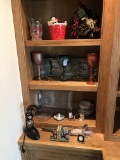 Several shelves Of Glass, China, & Misc.